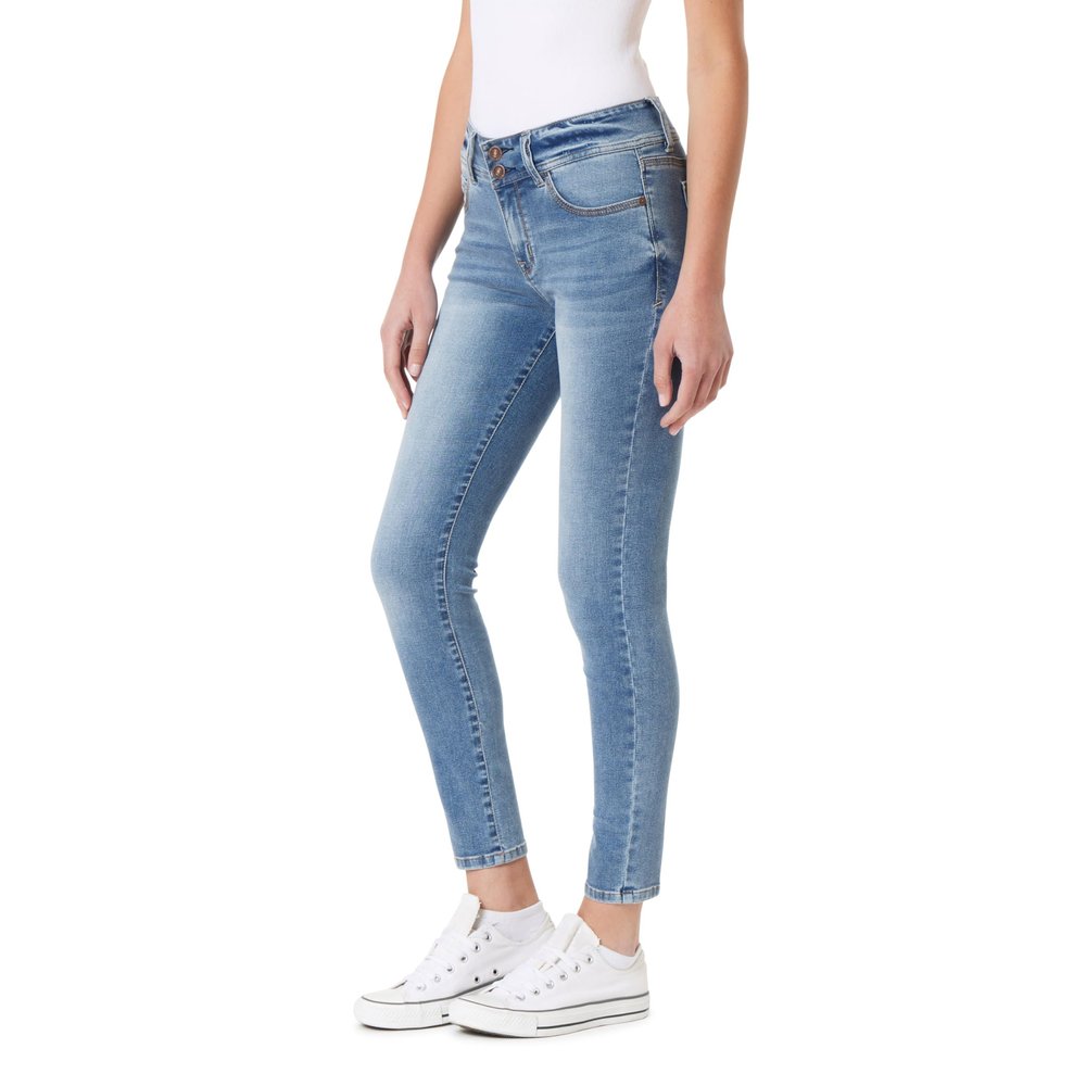 WallFlower Women's Ultra Skinny Mid-Rise Insta Soft Juniors Jeans (Standard and Plus), Maddox, 5