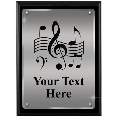 Crown Awards 9 x 12 Engraved Custom Plaque, Personalized Music Floating Acrylic Plaque