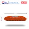 Skip's Garage ACA Synergy Pro Dual Sided Cornhole Bags | Chicago Orange Design | Set of (4) All-Weather Resin Filled Stick & Slide Corn Hole Bags view 4