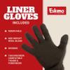 Eskimo 41592 Keeper Glove with Liner Glove, Gloves, Unisex, Black/Plaid, X-Small/Small view 3