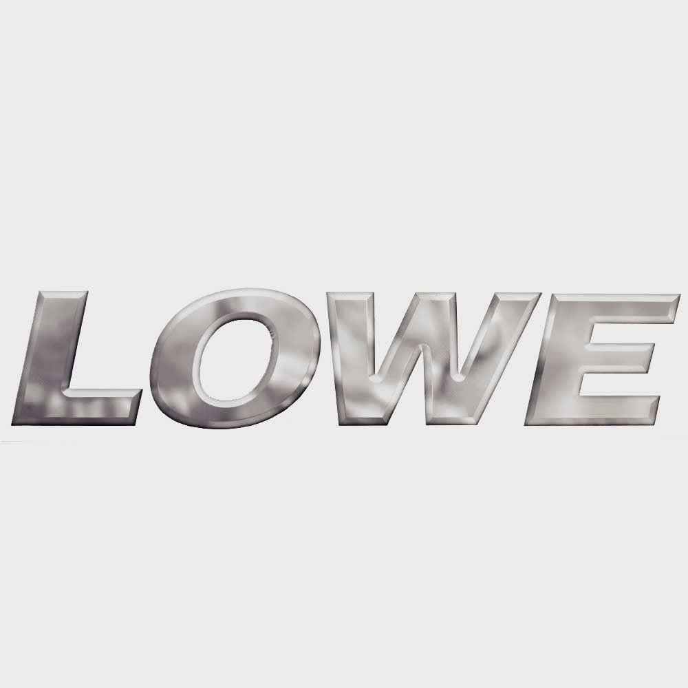 Lowe Boat Emblem Decal 2131602 | 2014 SS Silver 20 1/4 x 1 3/4 Inch