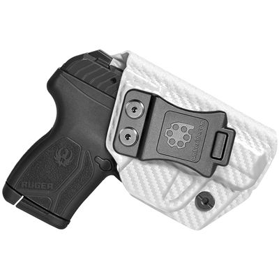 Amberide IWB Kydex Holster for Ruger LCP MAX .380, Concealed Carry, No Optic/No Laser, Adjustable Cant, Posi-Click Retention, Made in USA