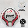Senda Vitoria Premium Match Futsal Ball, Fair Trade Certified, Red/Grey, Size 3 (Ages 8-12) view 2