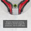 Senda Vitoria Premium Match Futsal Ball, Fair Trade Certified, Red/Grey, Size 3 (Ages 8-12) view 3