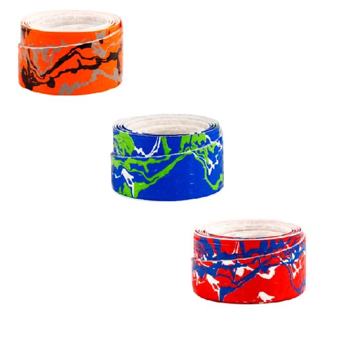 Deras Set of 3 Grips Baseball, Tennis, Padel, Softball Anti-Slip Bat Grip (Random)