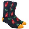 FineFit Men's Fun Novelty Socks - Too Hot To Handle (1 Pair) view 2