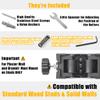 CyclingDeal Road Bike 23-28mm Width Tire Bicycle Clip Storage Wall Mount Rack - Premium Quality Clip for Outdoor & Indoor - Safe & Secure for Storing Road Hybrid Bikes in Garage or Home - Pack of 2 view 3