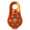 Climbing Single Pulley, 20KN Aluminum Alloy Fixed Eye Climbing Pulley, High Strength Rappel Device, Aluminum Alloys Rise Downhill Pulley for Mountaineering Rappelling Survival Rescue view 1