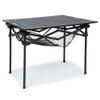 Whitsunday Aluminum Folding Outdoor Camping Table Compatible with Wagons (Carbon Black, Square (H)) view 1