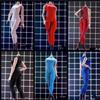 1/6 Scale Female Clothes,Sleeveless Bodysuit Tights Jumpsuit Costume Outfit Clothing for 12inch PH TBL JO Female Action Figure Body (Dark Red) view 2