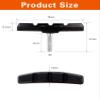 UADBAU 2 Pairs Bike Brake Pad Set - Professional Mountain and Road Bicycle 70mm V-Brake Pads - Bike Brake Blocks Kit with Hex Nut and Shims - No Noise No Skid - Black view 4