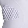 COOLOMG Youth Baseball Padded Shirt Kids Chest Protector Rib Heart Guard Sternum Protection for Football Softball Lacrosse Goalies Pure White M view 3