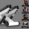 HUHJYUGE Mini Stepper, Steppers for Exercise, Aerobic Step Fitness Machines, Portable Mini Stair Stepper for Home, with Resistance Bands & Calories Count, with LCD Monitor (D) view 3