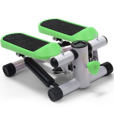 HUHJYUGE Steppers for Exercise, Step Fitness Machine, Small Stair Stepper for Home, with LCD Monitor, Legs Arm Full Body Training, More Than 300lbs Weight Capacity (B)