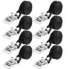BESPORTBLE 8pcs Bike Pedal Straps for Gym and Dynamic Training Durable Foot Straps Buckle for Easy Detachment and Compatible Pedals view 1