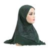 AIBEARTY Women Glitter Sequin Hijab Muslim Head Wrap Scarf Long Turban Headband Hair Cap Shawl view 2