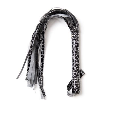 JiaNisAdrA Snake Skin Loose Whip Bright Leather Whip,Whip, Horse Riding Crop, Role-Playing Props,