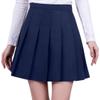 Navy Pleated Skirts Cheer Uniform Dress for Girls Navy School Uniform Mini Girls' Skirts & Skorts Golf Outfits 12 view 1