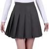 Toddler Grey Pleated Skirts School Uniform for Kids Cheer Skirt Skorts with Shorts Draculaura Cosplay 3 view 1