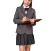 Toddler Grey Pleated Skirts School Uniform for Kids Cheer Skirt Skorts with Shorts Draculaura Cosplay 3 view 2