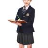 Toddler Grey Pleated Skirts School Uniform for Kids Cheer Skirt Skorts with Shorts Draculaura Cosplay 3 view 3