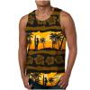 NaRHbrg Palm Tree Tanks Tops for Mens Cool Printed Graphic Sleeveless Tank Top Muscle Shirt for Workout Gym Jogging view 1