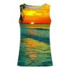 NaRHbrg Palm Tree Tanks Tops for Mens Cool Printed Graphic Sleeveless Tank Top Muscle Shirt for Workout Gym Jogging view 3