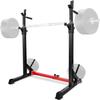 Yes4All Adjustable Barbell Rack, Multi-Function Squat Rack, Weight Lifting Home Gym, Dip Bar Station, Bench Press Rack Stand, Weight Plate Storage, Capacity Up to 550LBS view 1