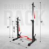 Yes4All Adjustable Barbell Rack, Multi-Function Squat Rack, Weight Lifting Home Gym, Dip Bar Station, Bench Press Rack Stand, Weight Plate Storage, Capacity Up to 550LBS view 4