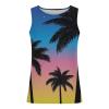NaRHbrg Palm Tree Tanks Tops for Mens Cool Printed Graphic Sleeveless Tank Top Muscle Shirt for Workout Gym Jogging view 2