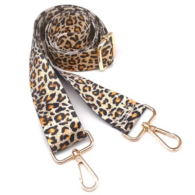 Hibate Universal Replacement Shoulder Strap for Women's Handbags - Wide 3.8cm Crossbody Bag Straps - Leopard_A