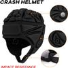 Rugby Headguards, Soft Football Helmet 7v7 Rugby Helmet Soft Padded Headgear Rugby Scrump Cap Soft Padded Headguard Adjustable Breathable EVA Foam Autism Special Needs Head Protection for Adults Kids view 3