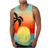 NaRHbrg Palm Tree Tanks Tops for Mens Cool Printed Graphic Sleeveless Tank Top Muscle Shirt for Workout Gym Jogging view 1
