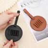 CHGCRAFT 2 Colors PU Leather Golf Tee Holder Golf Tee Holder for Bag Belt Round Golf Tees Storage Bags Gift for Golfer Men Women, 150~177mm Length, Black and Brown view 3