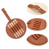 CHGCRAFT 2 Colors PU Leather Golf Tee Holder Golf Tee Holder for Bag Belt Round Golf Tees Storage Bags Gift for Golfer Men Women, 150~177mm Length, Black and Brown view 4