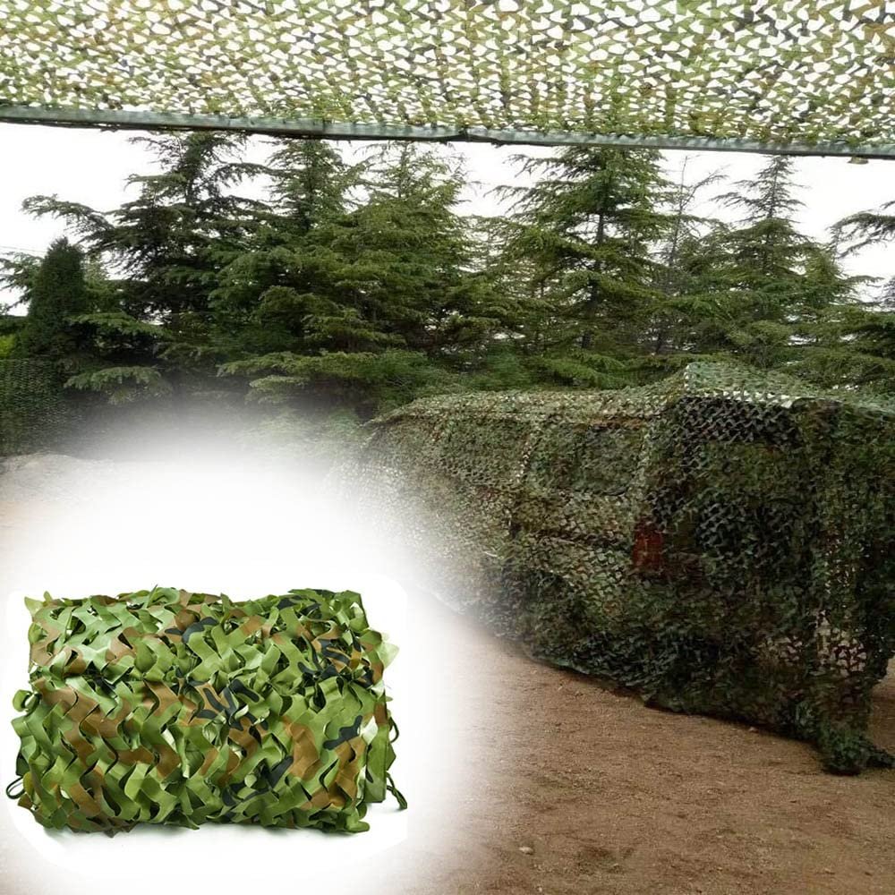 KADEUX Woodland Camo Netting, Camouflage Military Nets 1013ft 1320ft 1620ft 2020ft 2333ft Camo Net, Oxford Netting Camouflage for Camping Hunting Shooting Party (Size : 10mx20m)