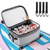 UPWELL Paddleboard Accessories SUP Cooler Deck Bag, PVC Paddle Board Surf Cooler Bag for Paddle Board, Kayak, Grey Soft Small Camping Bag for Travel Beach Waterproof view 2