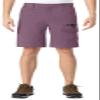 Rdruko Men's Hiking Shorts 9" Quick Dry Lightweight Water Resistant Work Outdoor Shorts with 5 Pockets,Eggplant, US 36 view 2