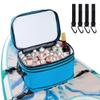 UPWELL Paddleboard Accessories SUP Cooler Deck Bag, PVC Paddle Board Surf Kayak Bag for Paddle Board, Kayak, Blue Soft Small Camping Cooler for Travel Beach Coolers Waterproof view 2