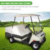 10L0L Waterproof Golf Cart Seat Cover, Universal for Yamaha EZGO Club Car 2+2 Seats Rain Covers | 600D Oxford Golf Cart Seat Protective Covers | Rain & Dust Protection | Easy On/Off for Daily Use view 3
