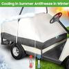 10L0L Waterproof Golf Cart Seat Cover, Universal for Yamaha EZGO Club Car 2+2 Seats Rain Covers | 600D Oxford Golf Cart Seat Protective Covers | Rain & Dust Protection | Easy On/Off for Daily Use view 4