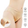 Sanstrong 3 Packs Ballet Underwear High Cut Gymnastics Seamless Dance Underpants Nude Briefs for Womens and Girls view 2