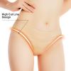 Sanstrong 3 Packs Ballet Underwear High Cut Gymnastics Seamless Dance Underpants Nude Briefs for Womens and Girls view 3