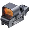 CVLIFE Reflex Sight, 1x28x40mm Red Dot Sight, 4 Adjustable Reticles Sight for 20mm Picatinny Rail, Red Dot Optics, Absolute Co-Witness Silver view 1