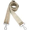 Hibate Universal Replacement Shoulder Strap for Women's Handbags - Wide 3.8cm Crossbody Bag Straps - Diamond_Green view 1