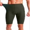 Men's Bike Shorts 3D Padded Cycling Road Biking Underwear Mountain Riding Biker Bicycle UPF 50+ Cycle Shorts Zipper Pockets(Olive Green,M) view 3