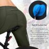 Men's Bike Shorts 3D Padded Cycling Road Biking Underwear Mountain Riding Biker Bicycle UPF 50+ Cycle Shorts Zipper Pockets(Olive Green,M) view 4
