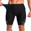 Men's Bike Shorts 3D Padded Cycling Road Biking Underwear Mountain Riding Biker Bicycle UPF 50+ Cycle Shorts Zipper Pockets(Black/Green Polygon,L) view 3