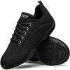 BAXINIER Girls Black Cheerleading Shoes Breathable Youth Cheer Competition Sneakers Athletic Training Dance Tennis Walking Shoes - Black 1 Little Kid view 3