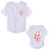 Yuji Itadori Boys 4th Birthday T Shirts Baseball Jersey Fourth Years Old Shirt Toddler Kids Birthday Gift Clothes (Striped-4th 2 Years) view 1
